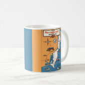 Narragansett Rhode Island Karte Kaffeetasse (VorderseiteRechts)