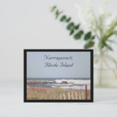 Narragansett, Rhode Island Postcard Postkarte (Stehend Vorderseite)