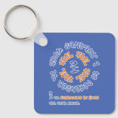 Narren das ganze Jahr über Schlüsselanhänger (Vorderseite)