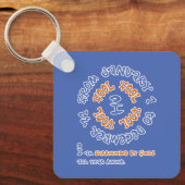 Narren das ganze Jahr über Schlüsselanhänger (Vorderseite)