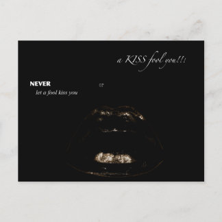 Narren küssen! postkarte