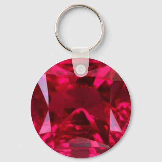 Narren Sie die Augen Imitate Ruby by Sharles Schlüsselanhänger (Vorderseite)