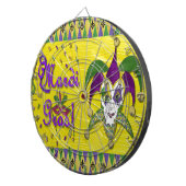 Narrenmaske Mardi Gras Harlekin Dartscheibe (Vorderseite rechts)
