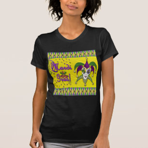 Narrenmaske Mardi Gras Harlekin T-Shirt