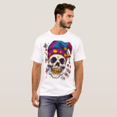 Narrenschädel Trickster T-Shirt (Vorne ganz)