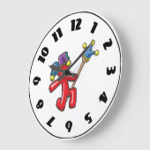 Narrenscheisuhr Große Wanduhr (Winkel)