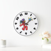 Narrenscheisuhr Große Wanduhr (Zuhause)