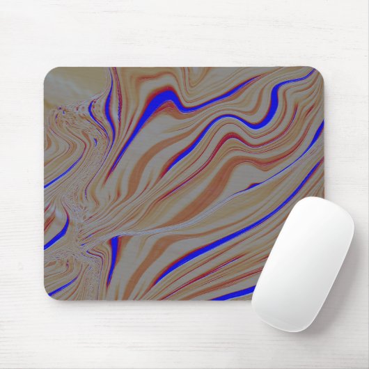 Narrow blue ripples between layers of cement burnt mousepad (Mit Mouse)