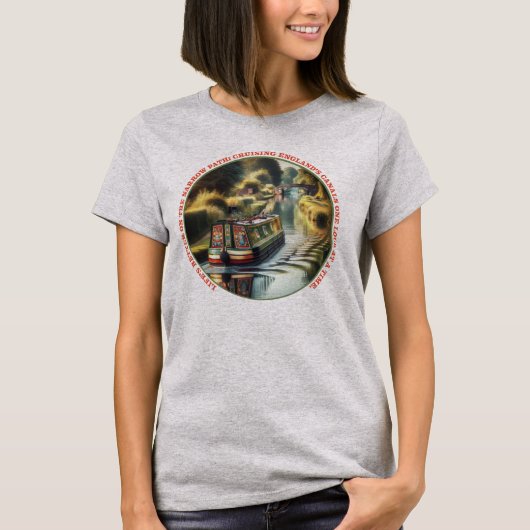 Narrow Boat England T-Shirt (Vorderseite)