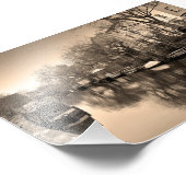 Narrow Boats Regent's Canal Camden London UK Fotodruck (Ecke)