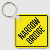 Narrow Bridge Metal Square Schlüsselanhänger (Vorderseite)