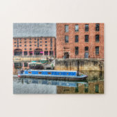 Narrowboat Albert Dock Liverpool Puzzle (Horizontal)