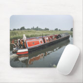 Narrowboat auf dem Schnitt Mousepad (Mit Mouse)