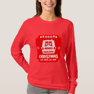 Narrowboat Canal Weihnachten Weihnachten Weihnacht T-Shirt