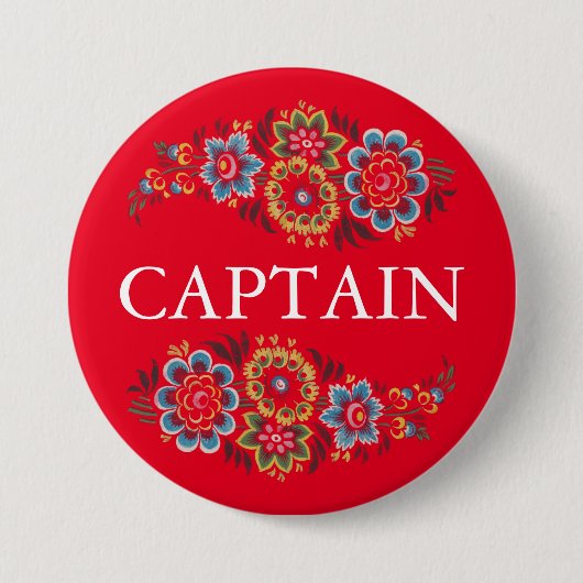 Narrowboat Captain Button (Vorderseite)