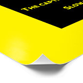 Narrowboat Funny Rules Poster (Ecke)