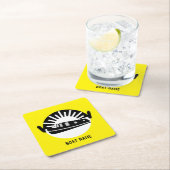 Narrowboat Kanalboot Living Doormat Reisen Umarmun Rechteckiger Pappuntersetzer (Vor Ort)