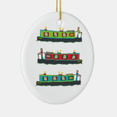 Narrowboat Keramik Ornament (Rechts)