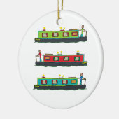 Narrowboat Keramik Ornament (Links)