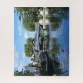 Narrowboat Little Venice London England Puzzle (Vertikal)