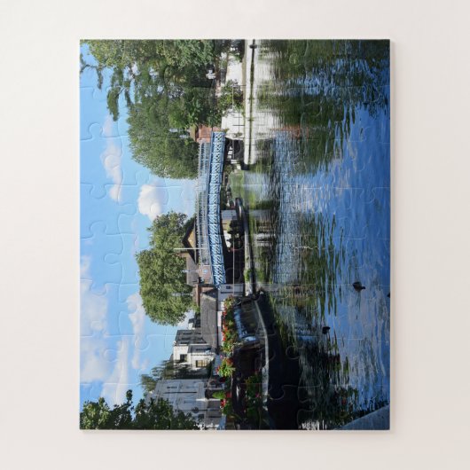 Narrowboat Little Venice London England Puzzle (Vertikal)