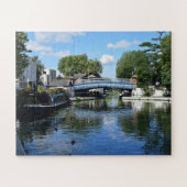 Narrowboat Little Venice London England Puzzle (Horizontal)