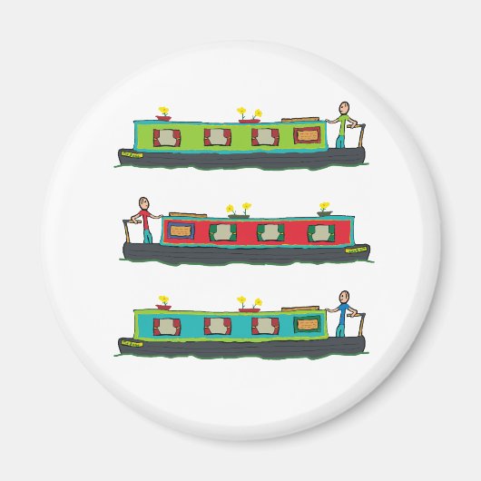 Narrowboat Magnet (Vorne)
