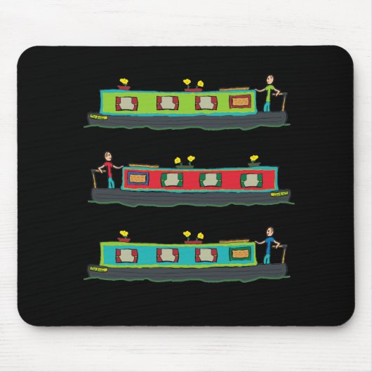 Narrowboat Mousepad (Vorne)