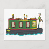 Narrowboat Postkarte (Vorderseite)