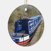 Narrowboat unermüdlich keramik ornament (Links)