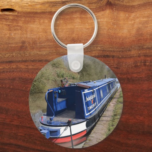Narrowboat unermüdlich schlüsselanhänger (Vorderseite)