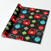 Narrowboat Weihnachtsfeiertag Geschenkpapier (Ungerollt)