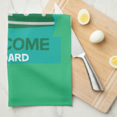 Narrowboat - Zubehör - Geschenke für Kanale Boote Geschirrtuch (Viertel Falte)