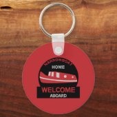 Narrowboat - Zubehör - Geschenke für Kanale Boote Schlüsselanhänger (Vorderseite)