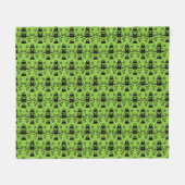 Narrowboat - Zubehör - Kanalboot Geschenke Türe Fleecedecke (Vorderseite (Horizontal))