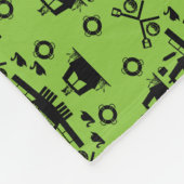 Narrowboat - Zubehör - Kanalboot Geschenke Türe Fleecedecke (Ecke)