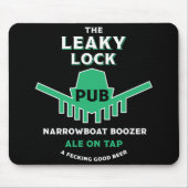 Narrowboat - Zubehör - Kanalboot Geschenke Türe Mousepad (Vorne)