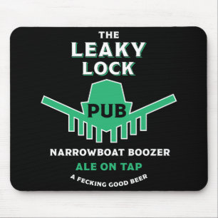 Narrowboat - Zubehör - Kanalboot Geschenke Türe Mousepad