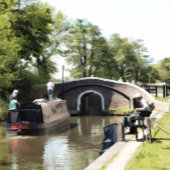 NARROWBOATS BUTTON