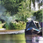 NARROWBOATS BUTTON