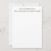 NARROWBOATS EINLADUNG (Rückseite)