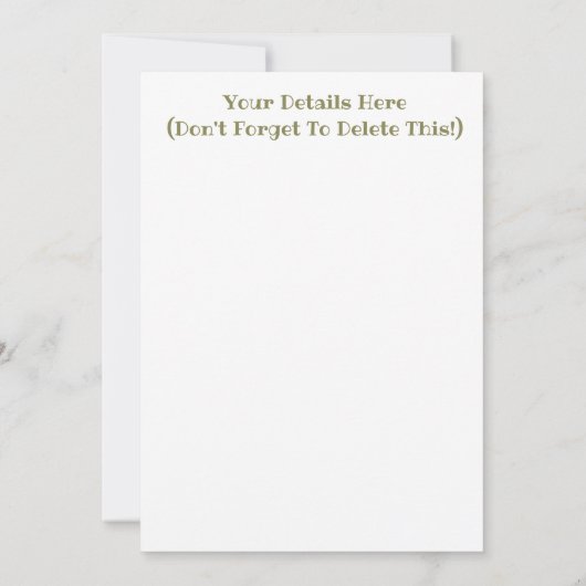 NARROWBOATS EINLADUNG (Rückseite)