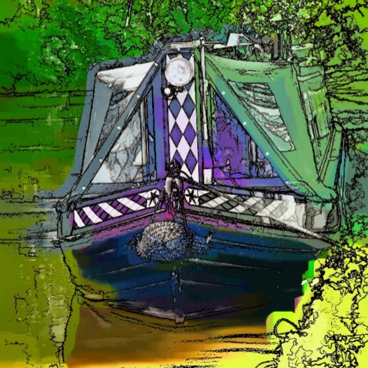 NARROWBOATS FOTOPLATTE