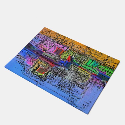 NARROWBOATS FUßMATTE (Schrägansicht)