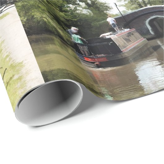 NARROWBOATS GESCHENKPAPIER (Rolleneckpunkt)