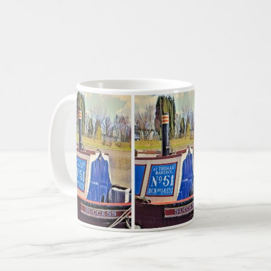 NARROWBOATS KAFFEETASSE (Vorderseite Links)
