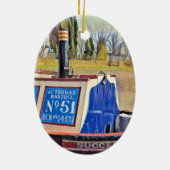 NARROWBOATS KERAMIK ORNAMENT (Hinten)