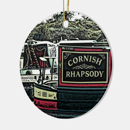 NARROWBOATS KERAMIK ORNAMENT (Links)