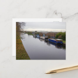 Narrowboats on the Knottingley and Goole Canal Postkarte