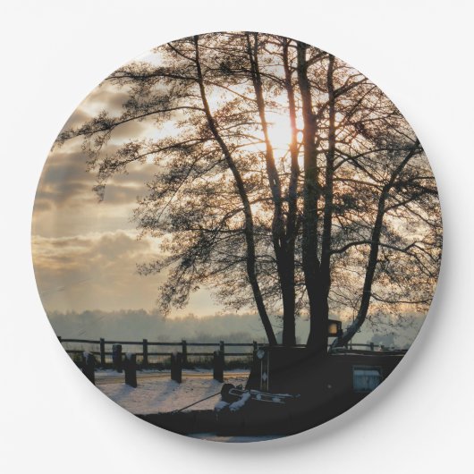 NARROWBOATS PAPPTELLER (Vorderseite)